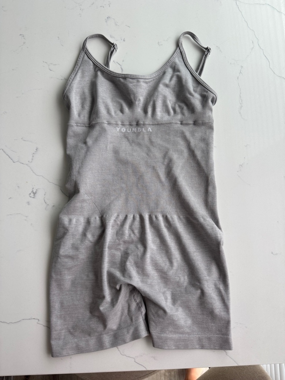 Grey Seamless Cami One Piece
